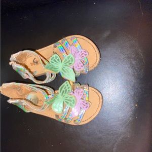 Self Esteem Butterfly Sandals Toddler Girl